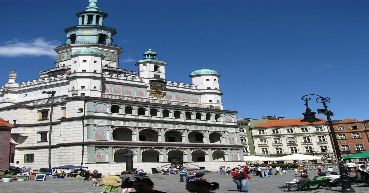 Usługi pogrzebowe w Poznaniu — widok na cmentarz i aleję z drzewami